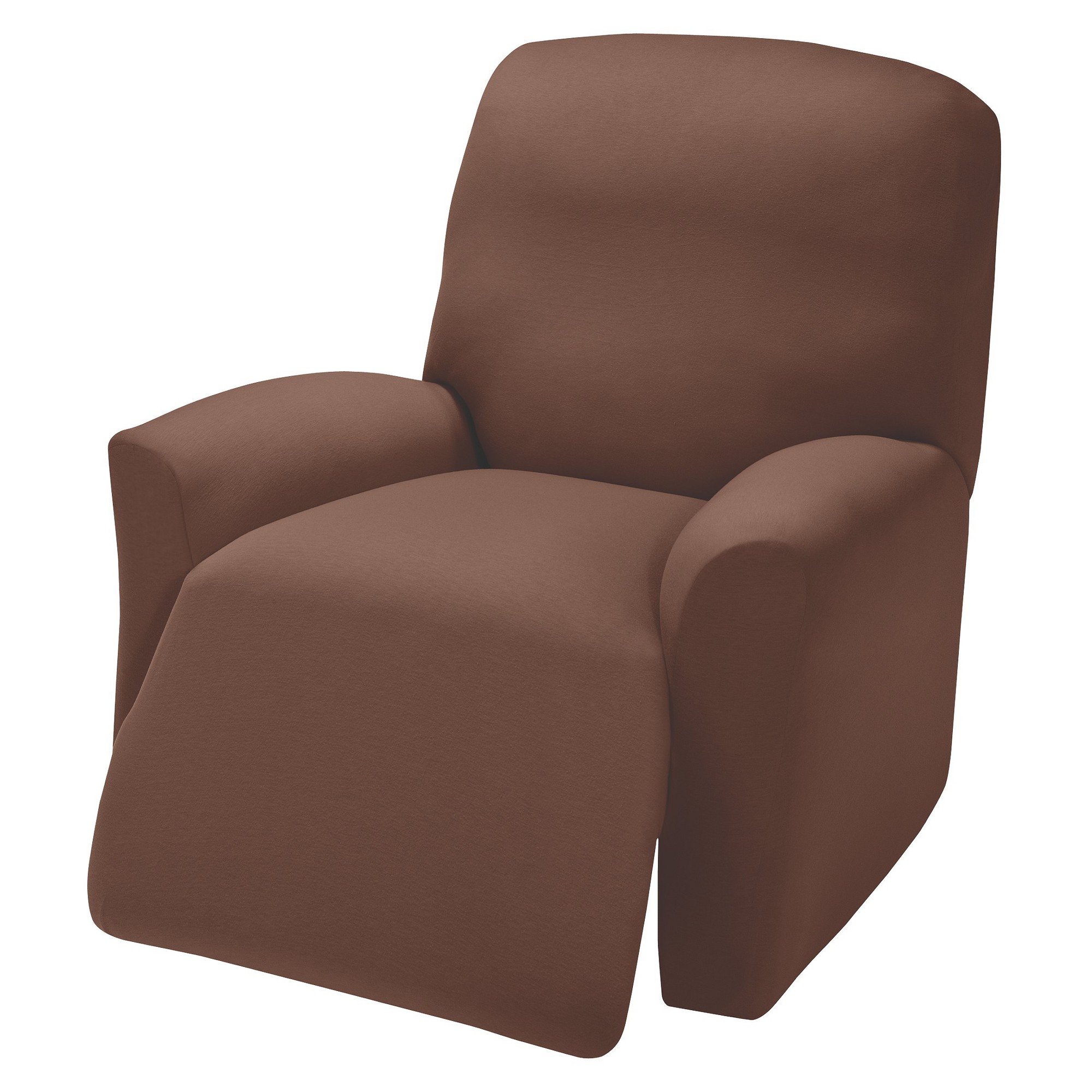 Brown Jersey Large Recliner Slipcover - Madison Industries