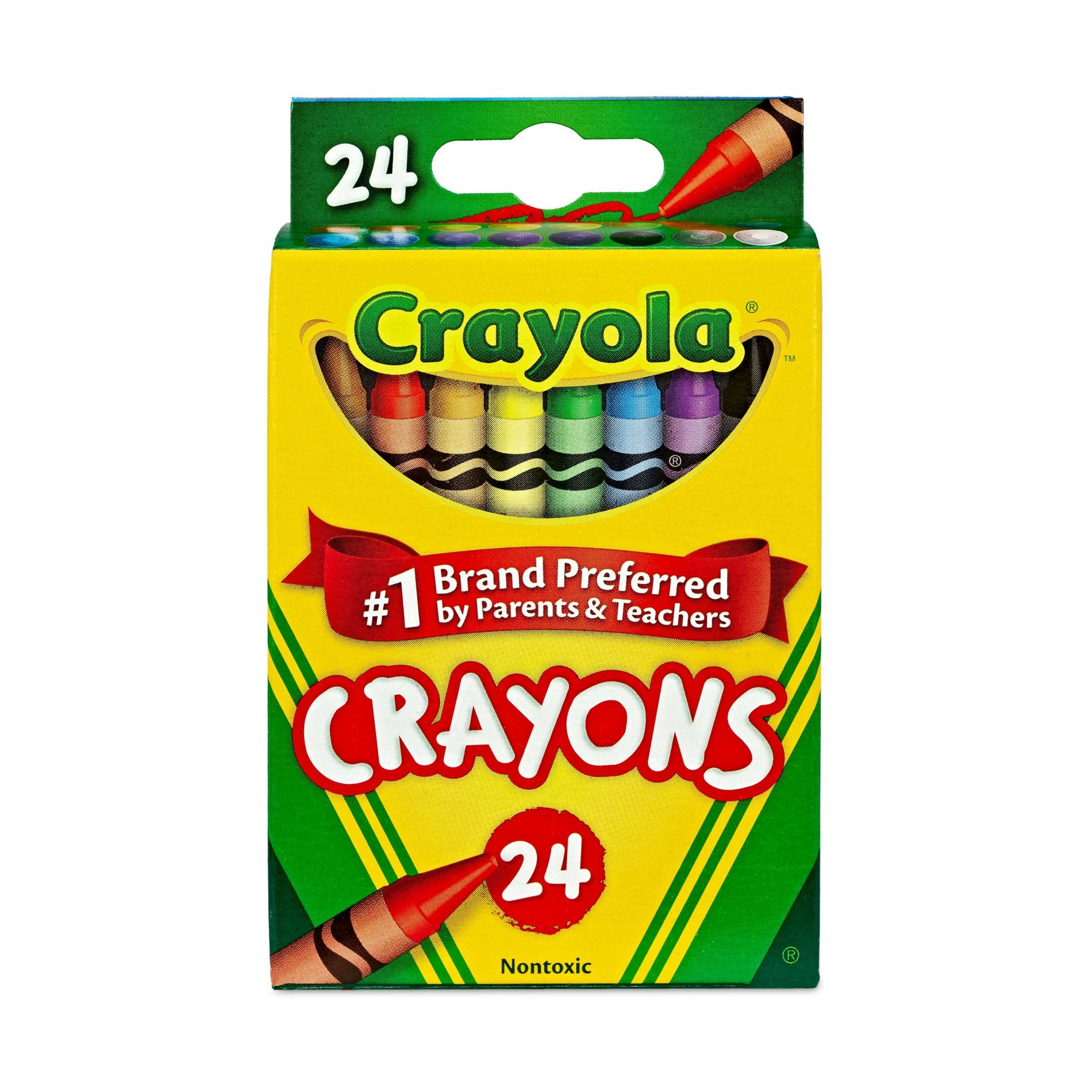 Crayola 24ct Crayons, Elementary School Supplies for Kids, Art Classroom Must Haves for Teachers, Coloring Gift Ages 3+