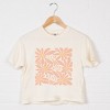 Simply Sage Market Sunny Days Ahead Daisies Boxy Crop Top - 3 of 4