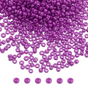 Unique Bargains Loose DIY Earring Necklace Making Glass Round Beads 12000 Pcs - 1 of 4