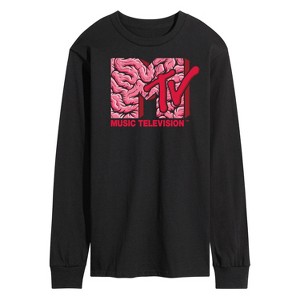 Men's - MTV - Logo Intestines Long Sleeve Graphic T-Shirt - 1 of 3