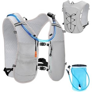Breathable Running Backpack with Water Bladder for Hands-Free Hydration on Hikes, Trail Runs, and Cycling - 1 of 4