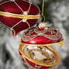 2.5"H Sullivans Dark Red Box Christmas Ornament Set of 2, Christmas Tree Decor - 2 of 3