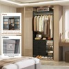 Aheaplus 30'' Freestanding Closet Organizer with Hanging Rods and Drawers, Closet System with Storage Shelves - 4 of 4