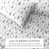 100% Cotton Outdoor Print Flannel Sheet Set - Great Bay Home - 3 of 4