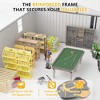 ORRD Campcraft 0.25mm Color Steel Storage Shed with Protective Film, 2 Windows, Gift-Ready, 2 Color Options - 4 of 4