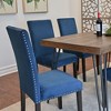 NicBex Dining Room Table Set for 4 Morden Dining Table Set with Wooden Tabletop, 4 Velvet Chairs and 1 Bench for Dining Room - 3 of 4