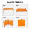 4ft Orange Portable Folding Table Indoor&Outdoor Maximum Weight 135KG Foldable Table for Camping - 4 of 4