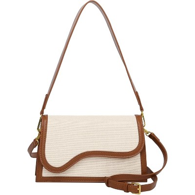 Crossbody Bags for Women Trendy - Small Bag Leather Handbags Evening Clutch with 2 Straps