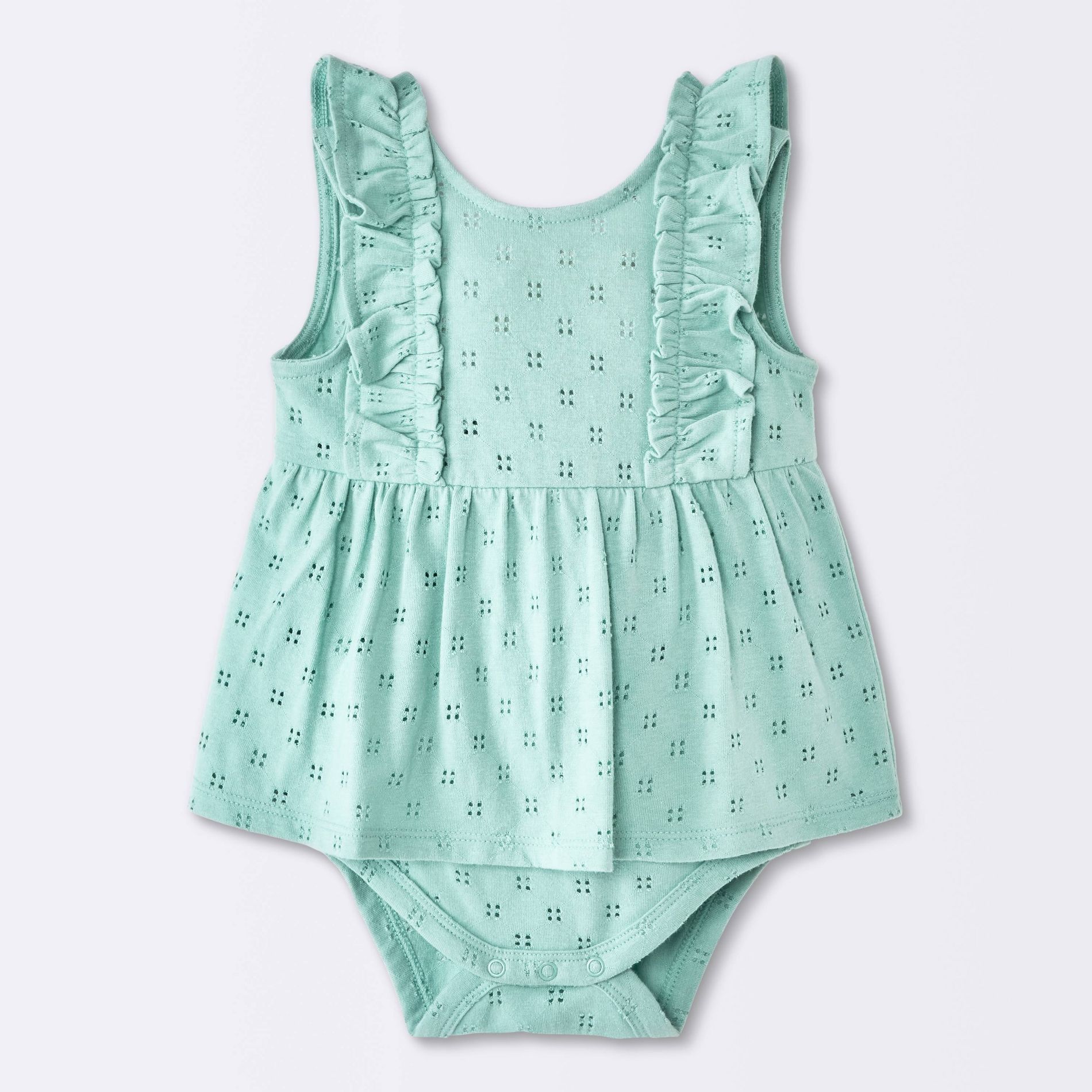Baby Girls' Eyelet Ruffle Sunsuit - Cloud Island™