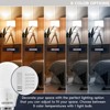 Luxrite A19 LED Light Bulb 60 Watt Equivalent, CRI90, 5CCT 2700K 3000K 3500K 4000K 5000K, Dimmable, 800LM, 9W, E26 Base, ETL Listed 4 Pack - 2 of 4