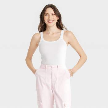 Women's Long Sleeve Mock Turtleneck T-shirt - Universal Thread™ White M :  Target