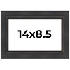 PosterPalooza | Photo Size Traditional Black Picture Frame - UV Acrylic, Foam Board Backing, Hanging Hardware - 2 of 4