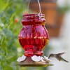 Nature's Way Bird Products Ruby Visions Antique Glass Hummingbird Feeder 25oz - 2 of 4