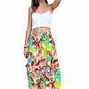 Women's Tiered Ruffled Floral Maxi Skirt - BTFL-life - 4 of 4