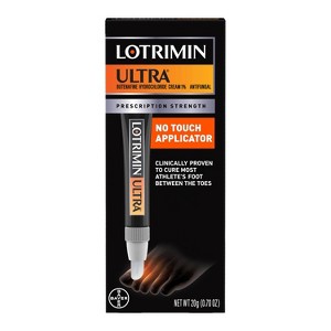 Lotrimin Ultra With No Touch Applicator 1 Week Athlete's Foot Antifungal Treatment Cream - Butenafine Hydrochloride - 0.7oz - 1 of 4