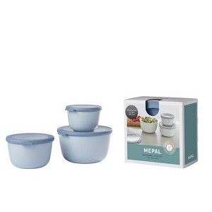 MEPAL 6pc (17oz, 34oz and 68oz) Cirqula Round Deep Food Storage Set - 1 of 4