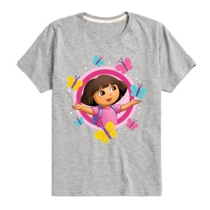 Boys' - Dora the Explorer - Butterflies Short Sleeve Graphic T-Shirt - 1 of 3