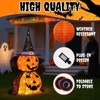 Karl Home 2PCS 3ft Halloween Collasipble Lighted Pumpkin Decoration - 2 of 4