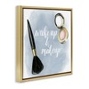 Stupell Industries Watercolor Wake Up & Make Up, 18" x 18" - 3 of 4
