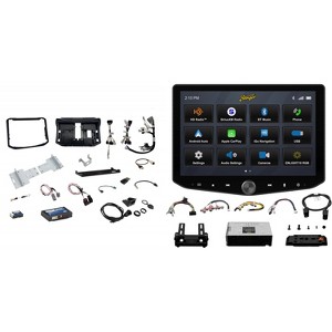 Stinger Ix210 Horizon10 10.1-Inch Floating Multimedia Infotainment Display System With Srk-Jk11hx Wrangler Jk Horizon10® Integration & Installation... - 1 of 4