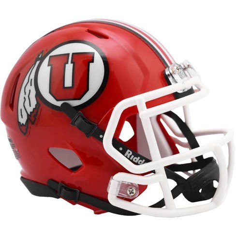 Riddell Utah Utes White Speed Mini Helmet