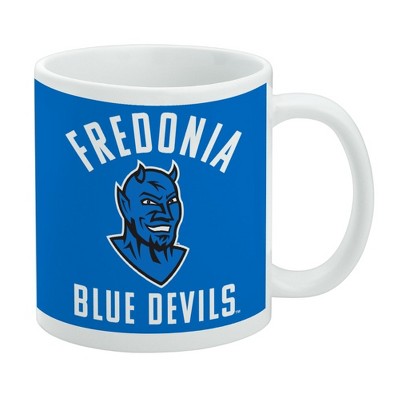 Fredonia State University Blue Devils Logo Ceramic Coffee Mug Novelty Gift Mugs for Coffee Tea and Hot Drinks 11oz White