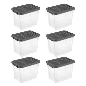Sterilite 30 Gal. Plastic Stackable Storage Tote Container Box, Blue (36  Pack) 36 x 17361C06 - The Home Depot