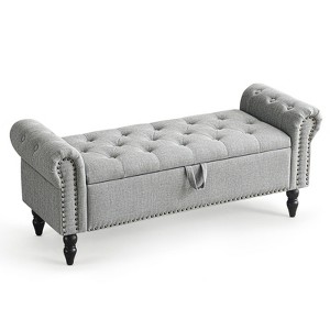 52" Long Storage Footboard Bench - 1 of 2