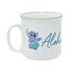 Silver Buffalo Disney Lilo & Stitch Aloha 20oz Ceramic Camper Mug - 2 of 4
