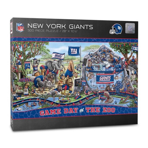 Nfl New York Giants Game Day At The Zoo 500pc Puzzle : Target