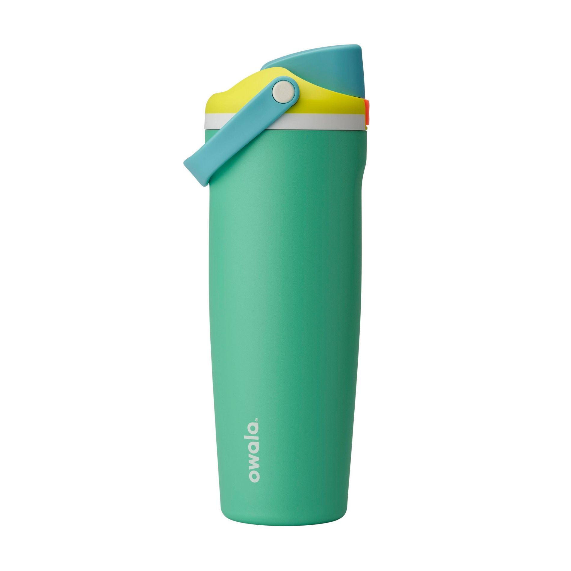 Owala 30 fl oz Stainless Steel Bucket Handle FreeSip Insulated Straw Tumbler Water Bottle - Summer Soiree