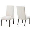 Set of 2 Hutchins Upholstered Chairs Cream - Steve Silver Co. - 2 of 4