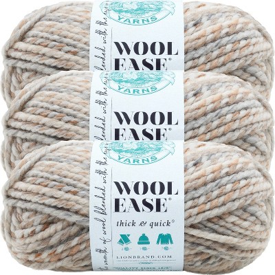 Wool-Ease Yarn - Oatmeal  Lion brand wool ease, Yarn, Lion brand yarn