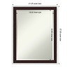 Amanti Art Maya Beveled Framed Bathroom Vanity Wall Mirror - 3 of 4
