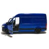 KiNSMART - Mercedes-Benz Sprinter Cargo Van 1:48 O Scale 5" Die Cast Metal Model Toy Van, Pull-Back Action (Blue) - 2 of 4