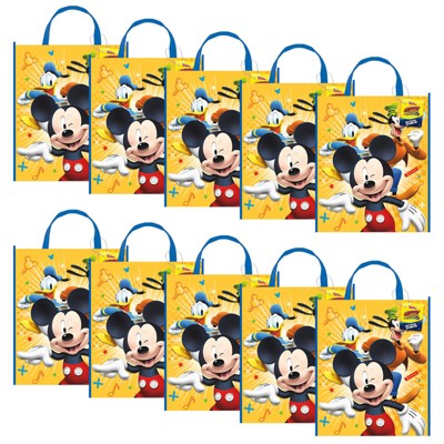 Birthday Express Mickey Mouse Mickey And Friends Party Tote Bag - 10 Pack