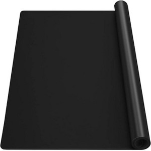 JDICTION 27.5x19.6 Inches Silicone Craft Mat Heat Resistant, Extra Large Non Skid Pad For Jewelry Resin Casting Counter Table Protector, Black - 1 of 4