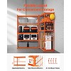 VEVOR Storage Shelves, 2500 lbs, 5 Tier Heavy Duty Garage Shelving, 18" D x 48" W x 72" H Adjustable Metal Shelves, Orange - 4 of 4