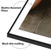 Americanflat Front Loading Picture Frame Set with Mat - Perfect for Photos and Wall Decor - Black - 3 Pack - 3 of 4