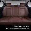Coverado Auto Seat Covers Faux Leather Seat Protector With Stylish Design - 4 of 4