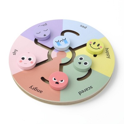 Wooden Sliding Maze Puzzle Circle - Bullseye's Playground™