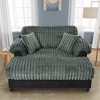 Upholstered Chaise Lounge Cloud Sleeper Sofa Bed Lazy Single Plush Sofa Leisure Reading Couch with 2 Pillows - ModernLuxe - 2 of 4