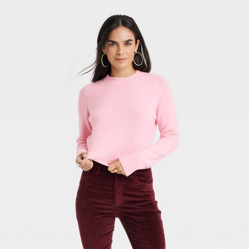 Women's Pullover Sweatshirt - Universal Thread™ Light Pink Xs : Target