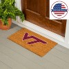 EvergreenNCAAVirginia Tech Hokies Logo Natural Coir 28 x 16 Inches Indoor Outdoor Doormat - 2 of 4