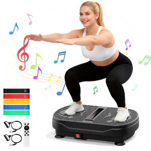 Vibration Plate Exercise Machine, 999 Levels, Bluetooth Music, 450 lbs Capacity, Fitness & Physical Therapy Platform - 1 of 4