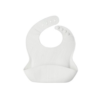 Loulou Lollipop Silicone Bib - Marble