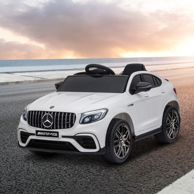 12V White Mercedes Benz AMG Ride-On Toy Car with Remote Control