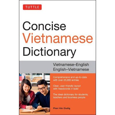 Tuttle Concise Vietnamese Dictionary - by  Phan Van Giuong (Paperback)