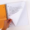 Five Star 3 Subjects 150pg College Ruled Spiral Notebook (Colors May Vary): Perforated, Acid-Free, 3 Hole Punched, Flexible Cover - 3 of 4